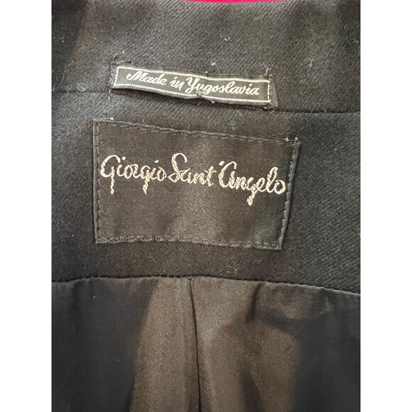 Vintage Giorgio Sant Angelo oversized black blazer - Picture 6 of 7